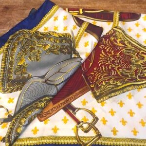 Equestrian large square scarf